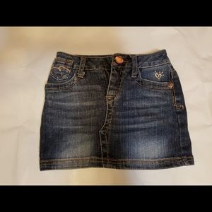 Justice denim skirt